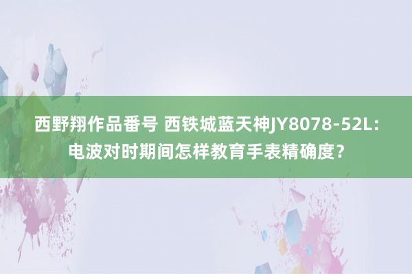 西野翔作品番号 西铁城蓝天神JY8078-52L：电波对时期间怎样教育手表精确度？